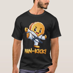 Camiseta Funny Chica de crepes Pan Karate Taekwondo Kick Bo