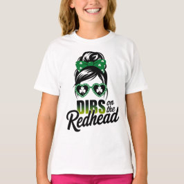 Camiseta Funny chica irlandés St Patricks Day Shamrock