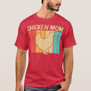 Camiseta Funny Chicken Art For Mom Women Chicken Farmer Pou