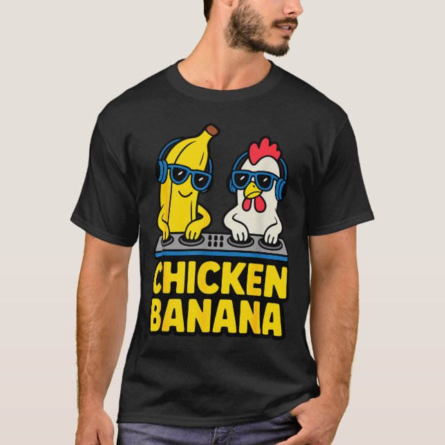 Camiseta Funny Chicken Banana  (Anverso)