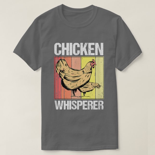 Camiseta Funny Chicken Farmer Chicken Lover Retro Chicken W (Diseño del anverso)