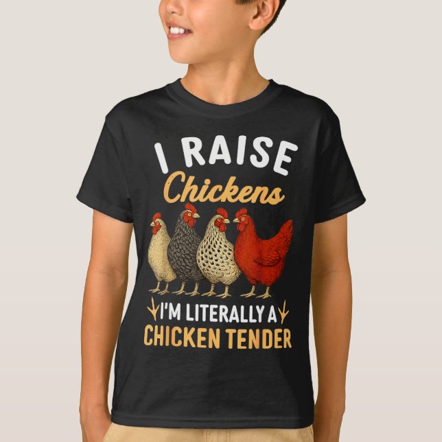 Camiseta Funny Chicken Lover Gift – I Raise Chickens Farm H (Anverso)