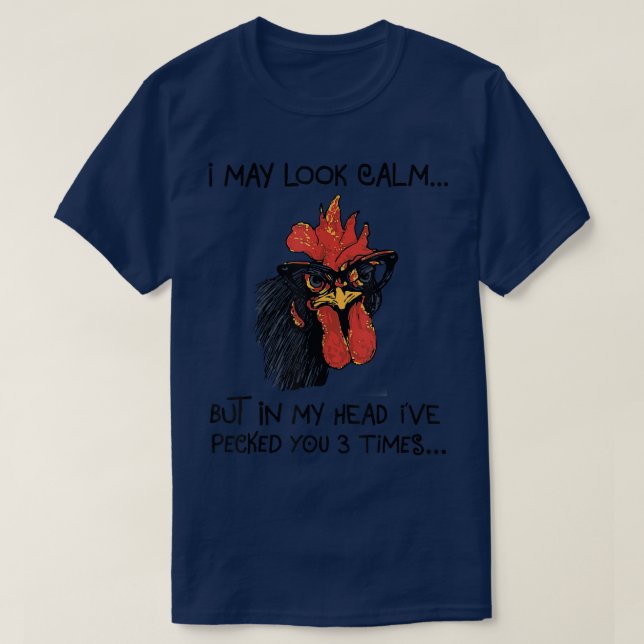 Camiseta Funny Chicken Lover Rooster Mascota animal Cumplea (Diseño del anverso)