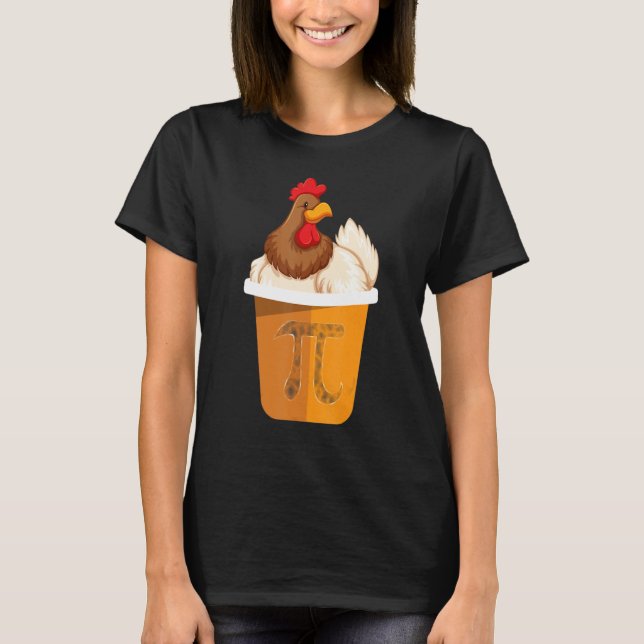 Camiseta Funny Chicken Pot Pi Day 3 14 Math Teacher Men Wom (Anverso)