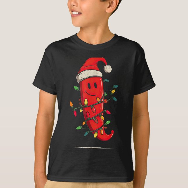 Camiseta Funny Chili Pepper Christmas Graphics Lights Lover (Anverso)