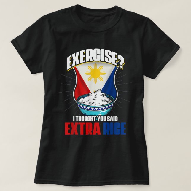 Camiseta Funny Chiste filipino filipino Filipinas (Diseño del anverso)