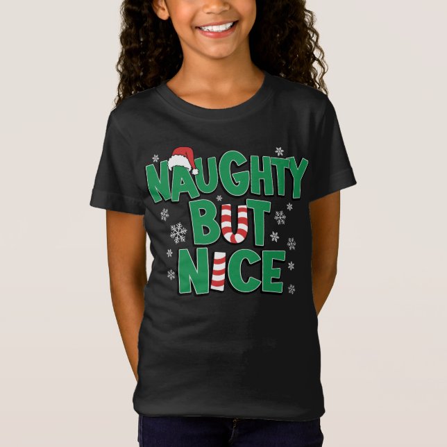 Camiseta Funny Chiste Navidades Humor travieso pero agradab (Anverso)