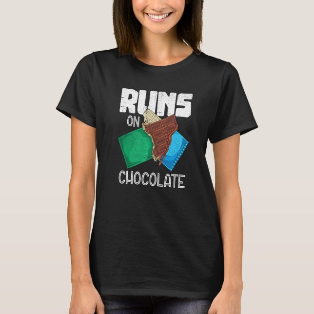 Camiseta Funny Chocolate Bar Sweets Chocolate Lover Chocola (Anverso)