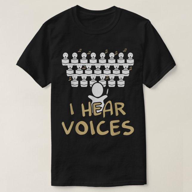 Camiseta Funny Choir Director Music Design (Diseño del anverso)