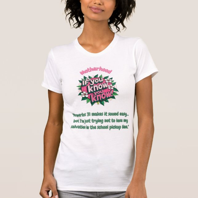 Camiseta Funny Christian Mother quote shirt. (Anverso)