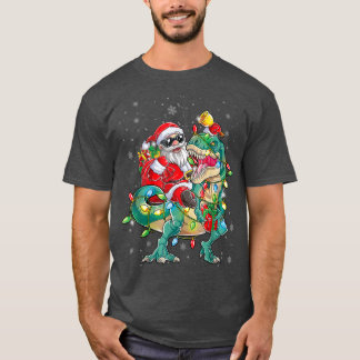 Camiseta Funny Christmas 2022 Santa Riding T re Men Boys Xm