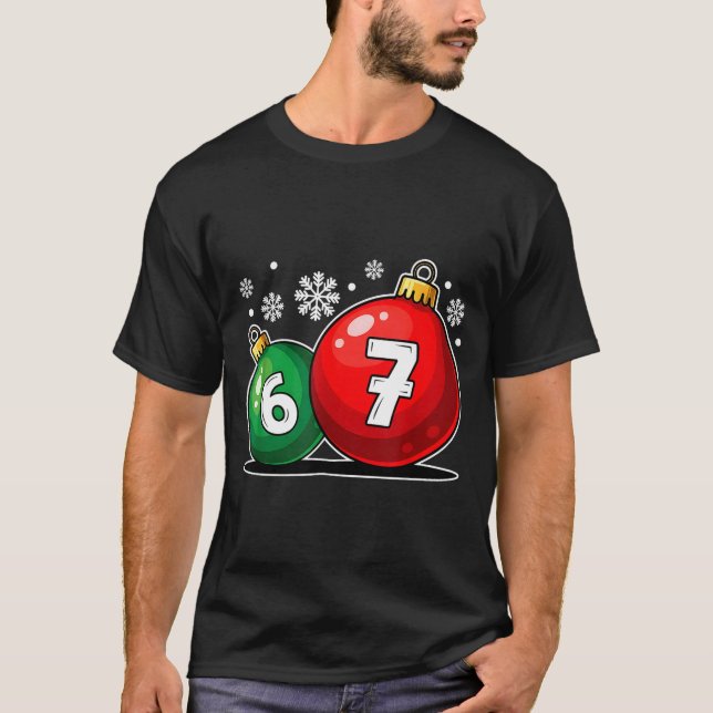 Camiseta Funny Christmas 67 Six Seven Meme Gen Alpha Slang  (Anverso)