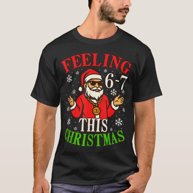 Camiseta Funny Christmas 6-7 67 Six Seven Christmas Kids Te (Anverso)