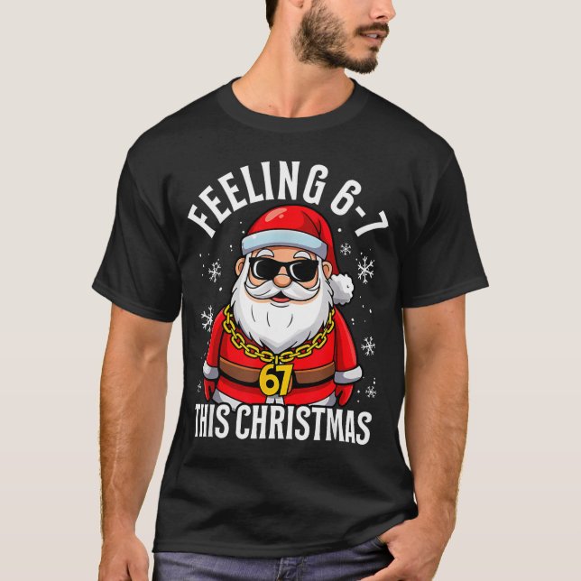 Camiseta Funny Christmas 6-7 67 Six Seven Christmas Kids Te (Anverso)