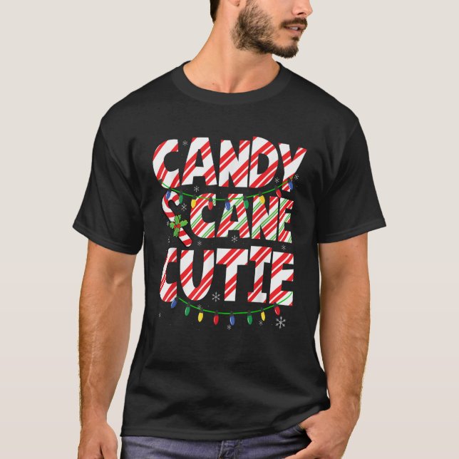 Camiseta Funny Christmas Candy Cane Lover Crew Xmas Candy C (Anverso)