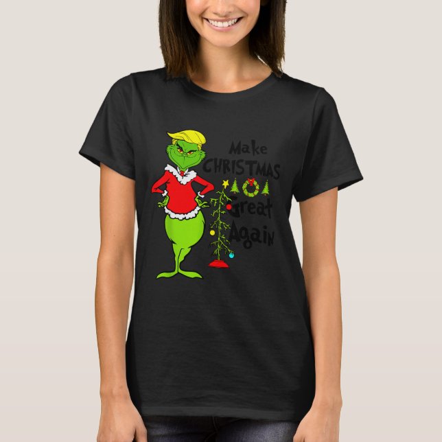 Camiseta Funny Christmas Clothing _ Make Christmas Great Ag (Anverso)