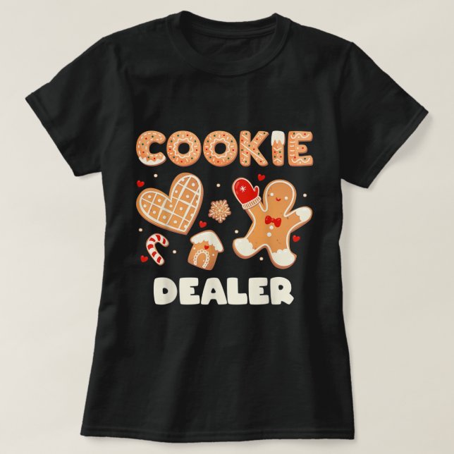 Camiseta Funny Christmas Cookie Dealer Baking Design (Diseño del anverso)
