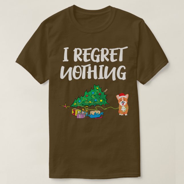 Camiseta Funny Christmas Corgi Dogpet Pembroke Welsh Corgi- (Diseño del anverso)