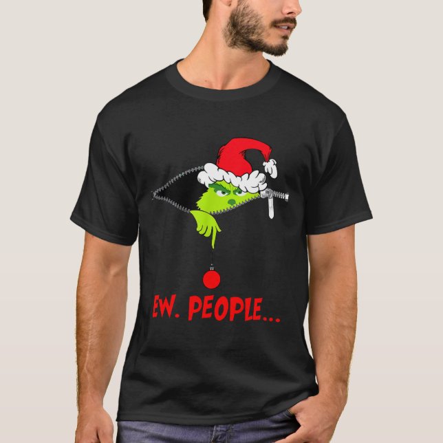 Camiseta Funny Christmas Ew People Men Women Kid Boys Girls (Anverso)