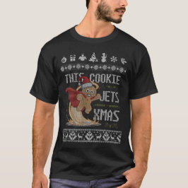 Camiseta Funny Christmas Gingerbread Superhero T-Shirt