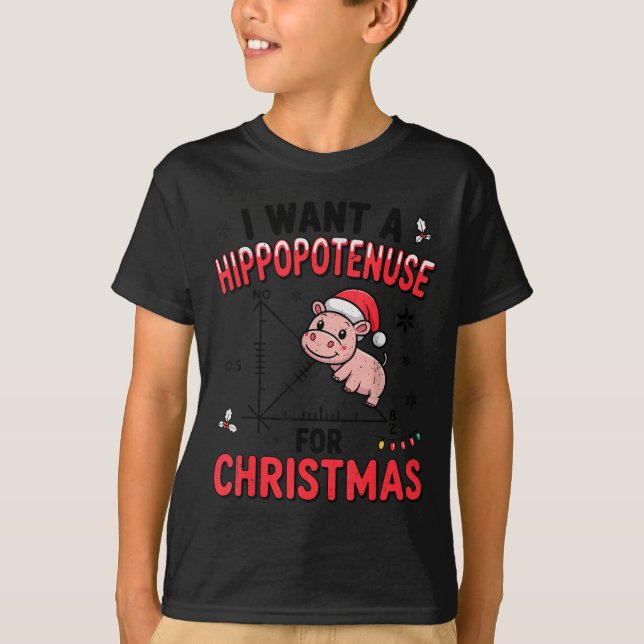 Camiseta Funny Christmas Hiptamus Math Teacher Gift Ugly Sw (Anverso)