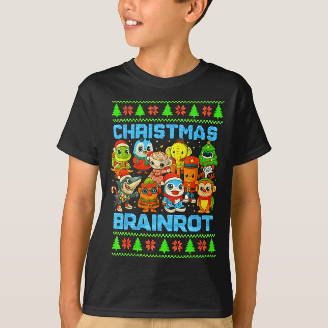 Camiseta Funny Christmas Italian Brain Rot Italian Brainrot (Anverso)