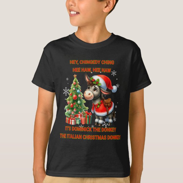 Camiseta Funny Christmas Italian Christmas Dominick The  (Anverso)