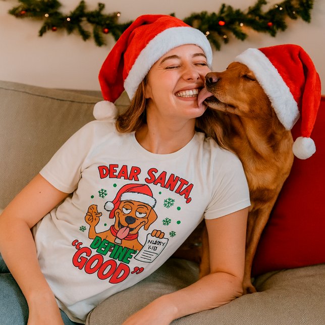 Camiseta Funny Christmas Labrador Personalized Pet Humor (Subido por el creador)