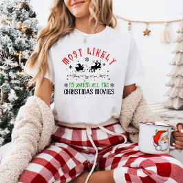 Camiseta Funny Christmas Movie Lover