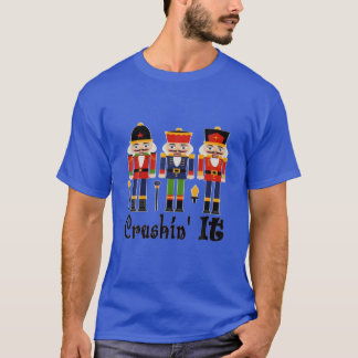 Camiseta Funny "Christmas" Nutcrackers Crushin It