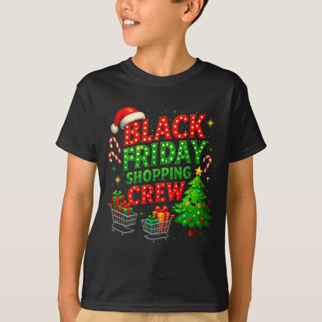 Camiseta Funny Christmas Shopng Crew  (Anverso)
