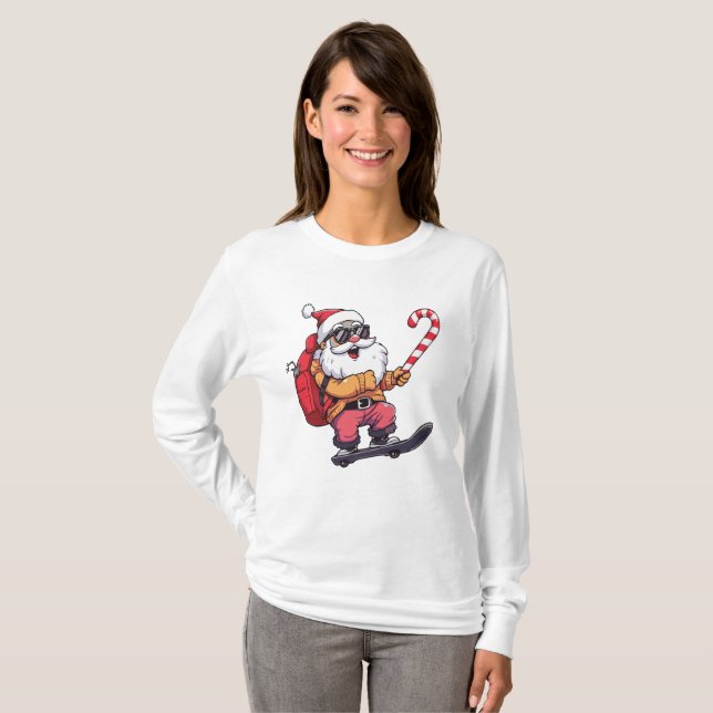 Camiseta Funny Christmas Streetwear Outfit (Anverso completo)