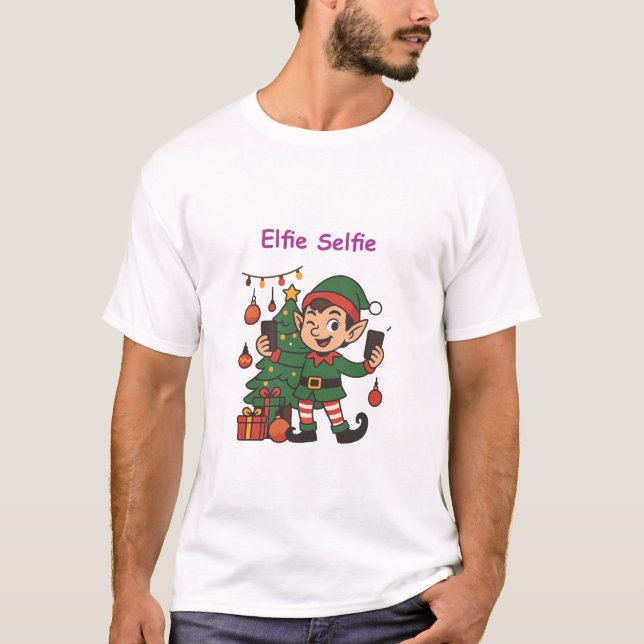 Camiseta Funny Christmas T-Shirt – Holiday Elf Humor (Anverso)