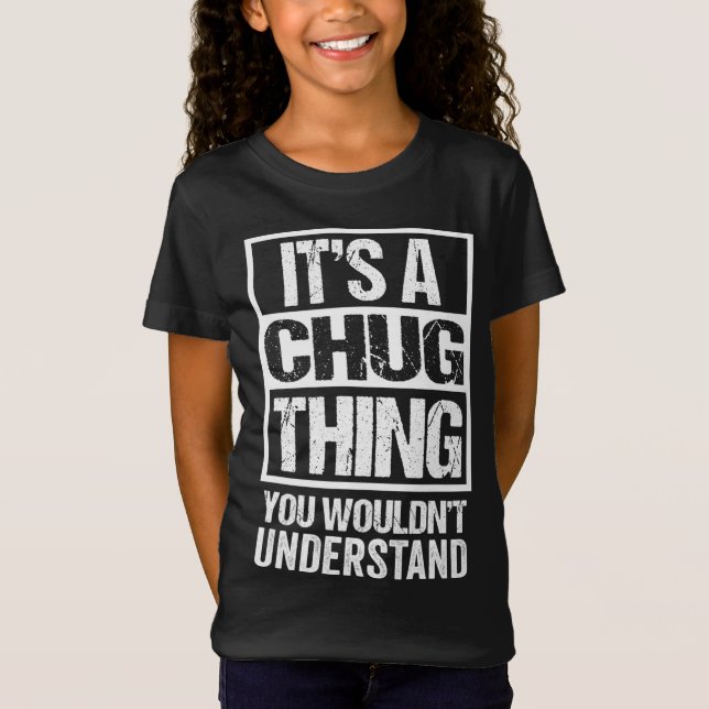 Camiseta Funny Chug Parent Cita Perro mixto amante (Anverso)