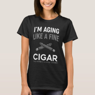 Camiseta Funny Cigar Lover Regalo Cute Cigarrillos Fuma Fat