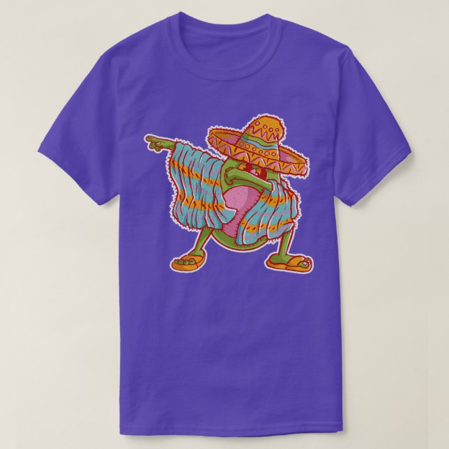 Camiseta Funny Cinco De Mayo Dabbing Aguacado (Diseño del anverso)