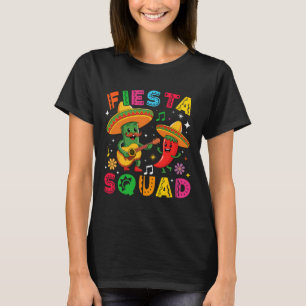 Camiseta Funny Cinco De Mayo Fiesta Squad Mexicano