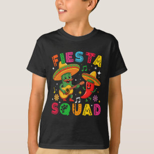 Camiseta Funny Cinco De Mayo Fiesta Squad Mexicano