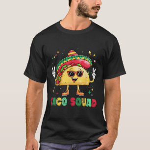 Camiseta Funny Cinco De Mayo Funny Taco Squad Sombrero Gorr