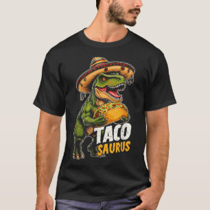 Camiseta Funny Cinco De Mayo Tacosaurus Taco Dinosaur T Rex