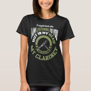 Camiseta Funny Clarinet Clarinetist I Love the Clarinet Pla