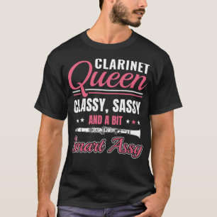 Camiseta Funny Clarinet Player Clarinetista Clarinet Queen