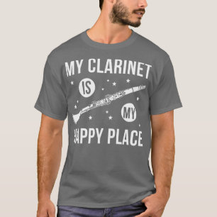 Camiseta Funny Clarinetista Jugador Clarinetista Mi Feliz L
