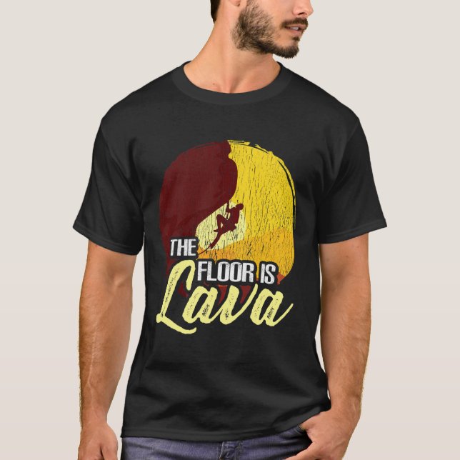 Camiseta Funny Climber Escalada Bouldering El Suelo Yo (Anverso)