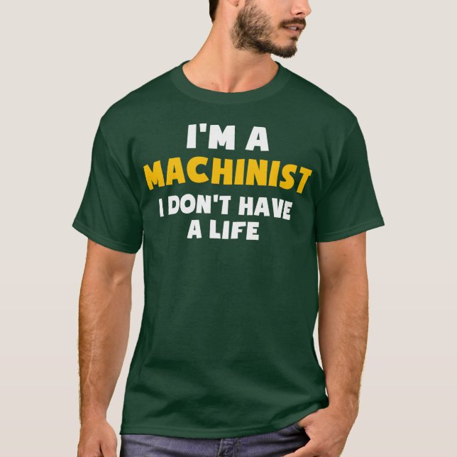 Camiseta Funny CNC Machinist Computer Programador (Anverso)