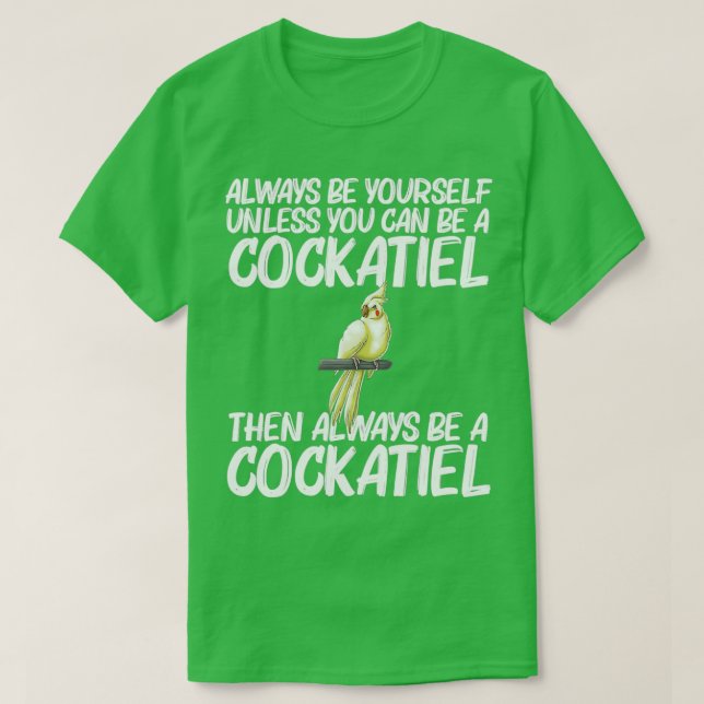Camiseta Funny Cockatiel Bird Parrot Lover 5 (Diseño del anverso)