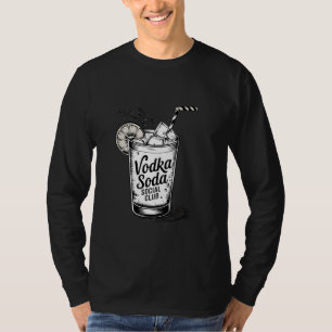 Camiseta Funny Cocktail Bebe Vodka Soda Social Club