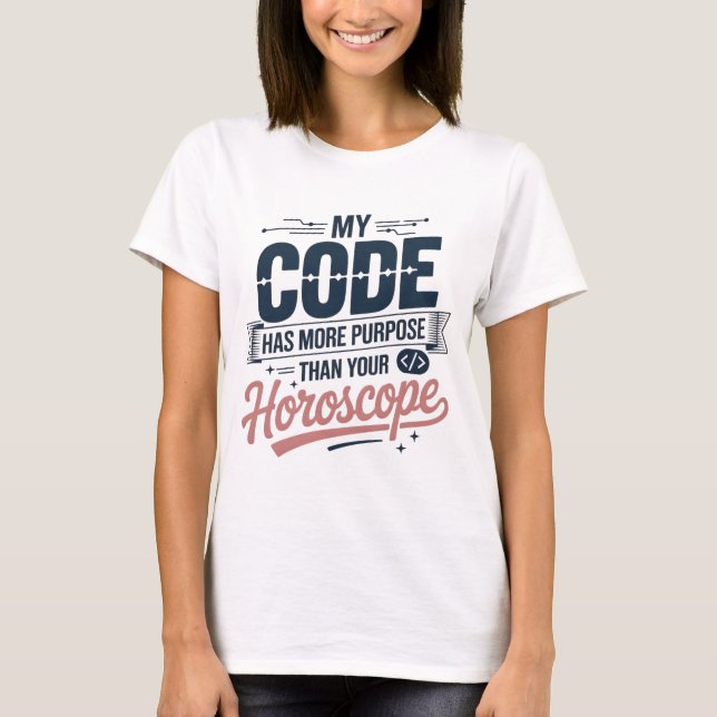 Camiseta Funny Coding Quote AI Programmer Design (Anverso)