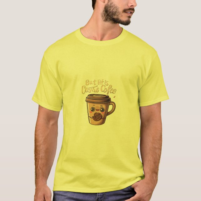 Camiseta Funny Coffee Cup Design (Anverso)