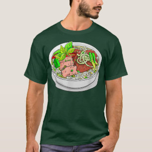 Camiseta Funny Comida Vietnamita Pun Pho Ramen Kaiwaii Nood